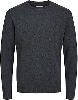 JACK & JONES mens Jjebasic Knit Crew Neck Noos Pullover Sweater (pack of 1)