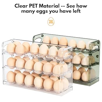 エッグ　宅配ボックス Amazon.com: XCX Egg Holder for 36 Eggs, Egg Storage for