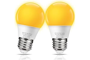 Yellow Amber Bug Light Bulbs - Illuminate Your Porch with Warmth