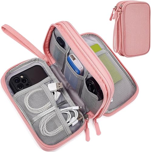 Bolsa organizadora de accesorios electrónicos, organizador electrónico de viaje, organizador de cables, bolsa de accesorios electrónicos para cable,