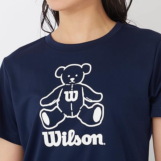 Wilson Women's Tennis Shirt, Big Logo, Wilson Bear T-Shirt
