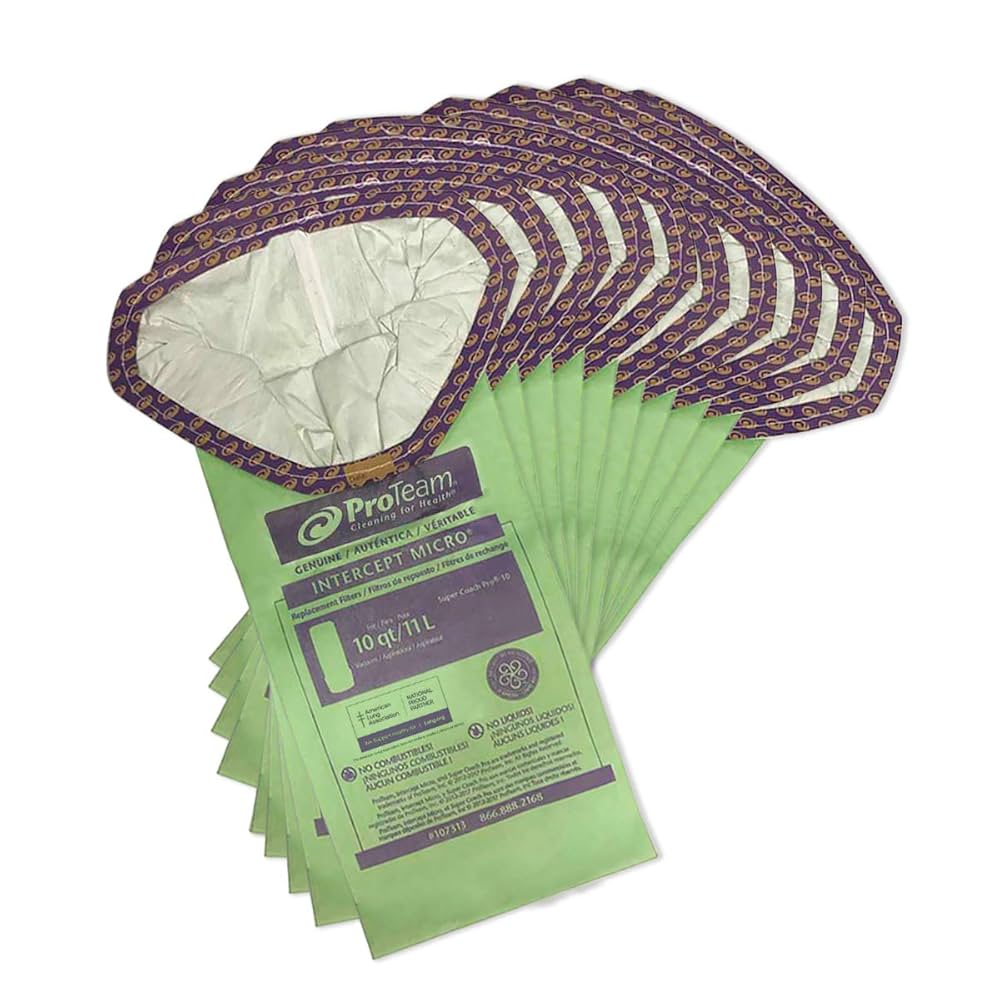 Amazon.com: ProTeam 107313 Intercept Micro Filter Bags with