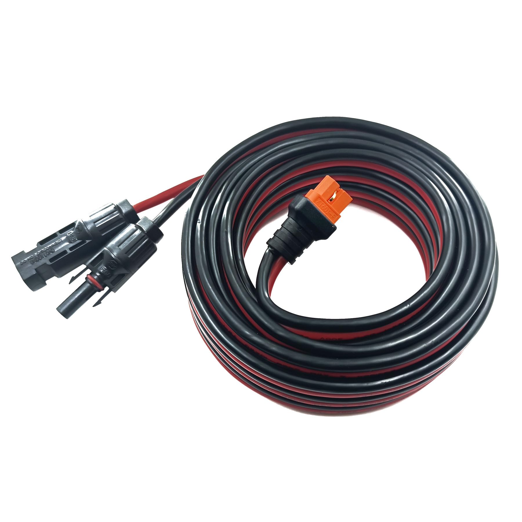Fiche solaire vers XT60i Câble solaire 12AWG XT60I-F pour générateur solaire Ecoflow Powerstation (10AWG 6 m)