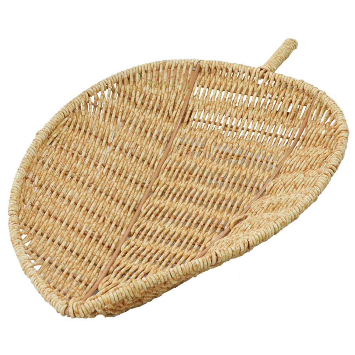 Cesta tejida de ratán MAGICLULU para servir frutas y decorar tu mesa de comedor rústica