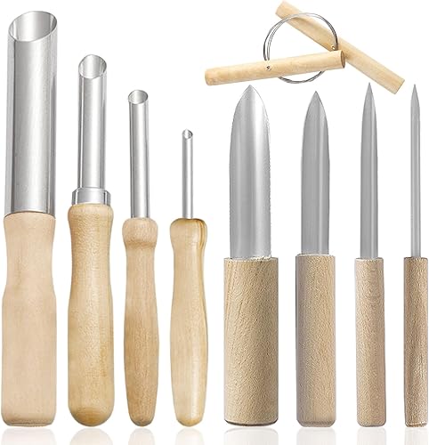 9 herramientas de arcilla, herramientas de escultura lyfLux para esculpir, cortador de alambre de arcilla, herramientas y suministros de cerámica,