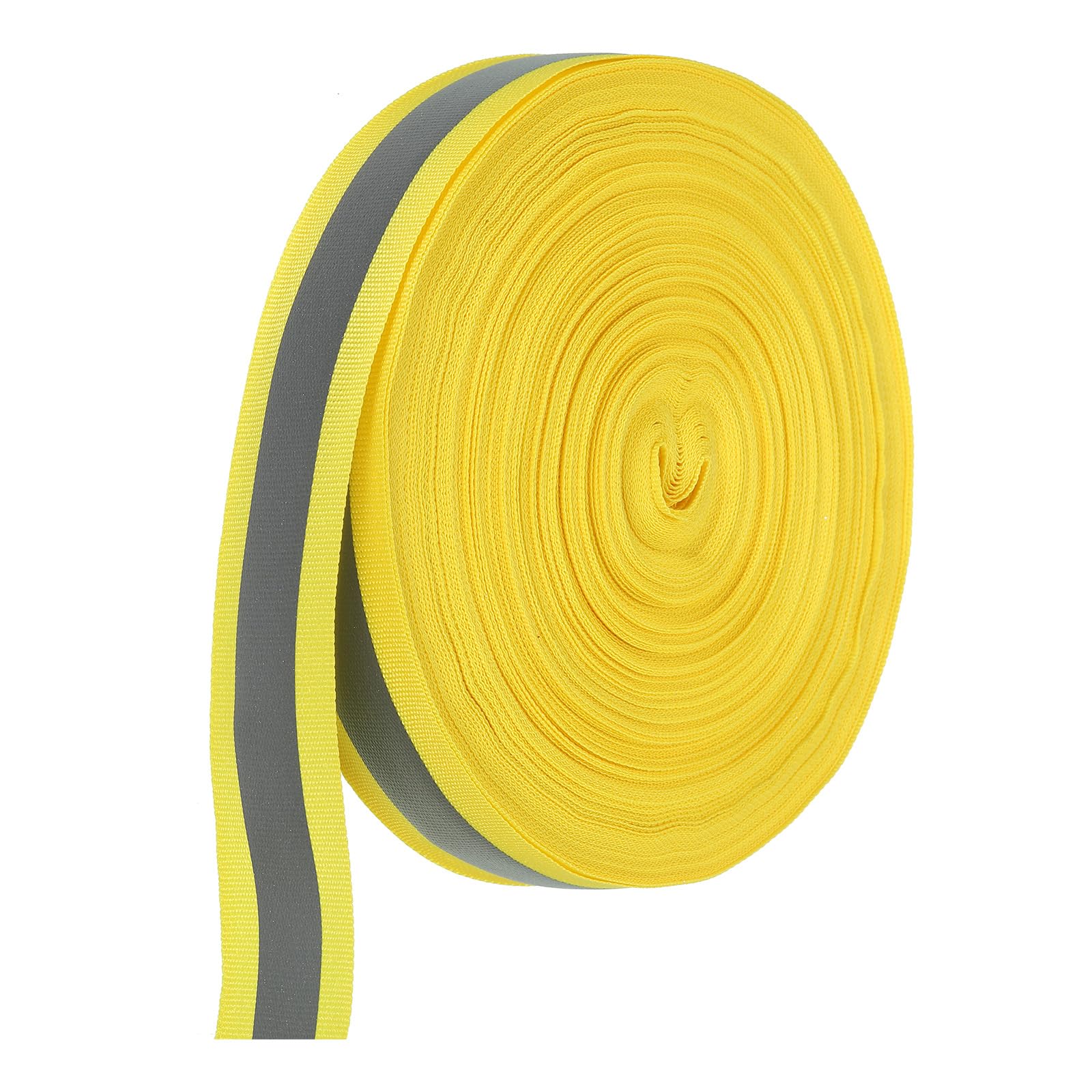 PATIKIL Réfléchissant Bande Bande 30mm x 50Yards Jaune