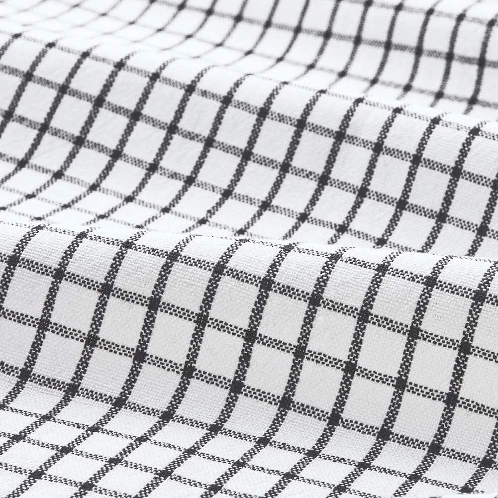 W2S Rinnig Tea Towel, Patterned, 45x60cm, Set of 4 (Dark Grey). 1