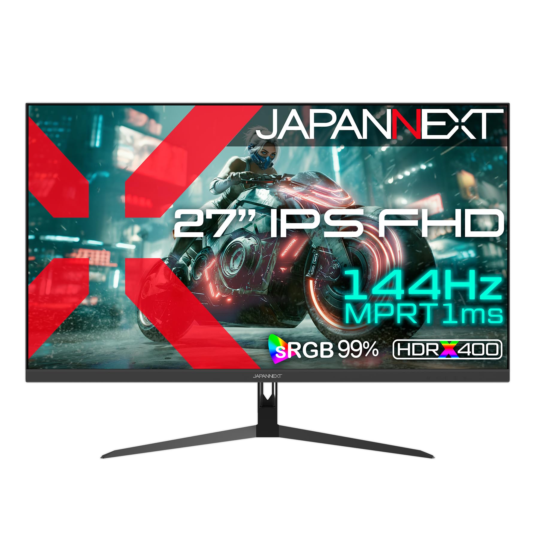 Amazon.co.jp: JAPANNEXT 27インチ IPSパネル搭載 144Hz/1ms(MPRT)対応