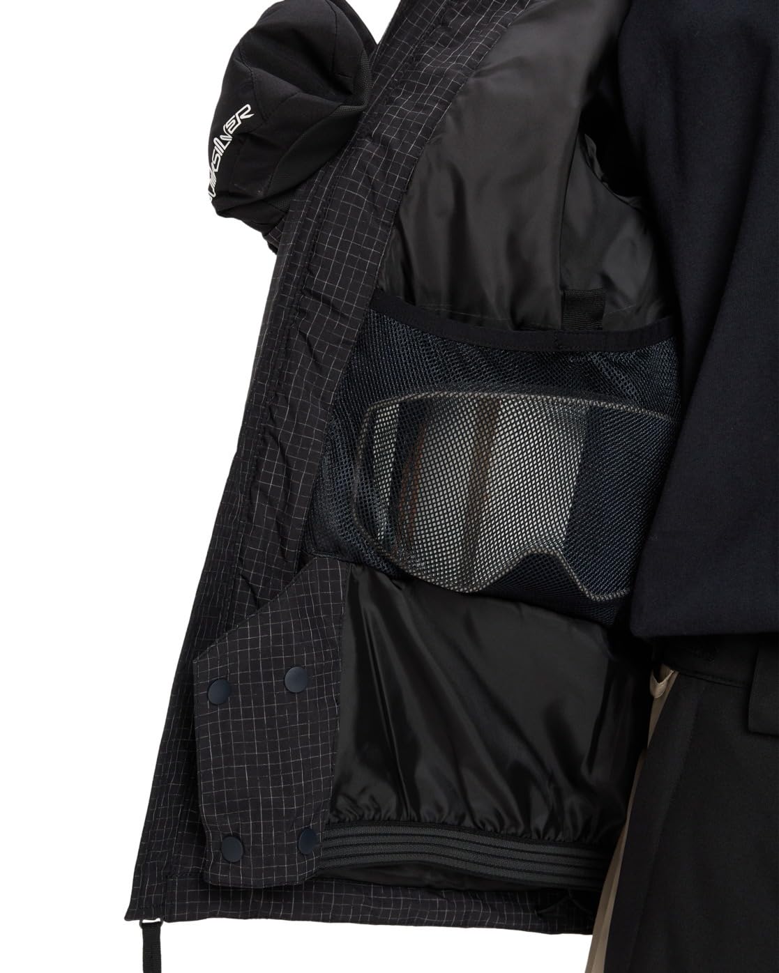 Quiksilver Kurtka Snow High in The Hood Jacket Czarna 14