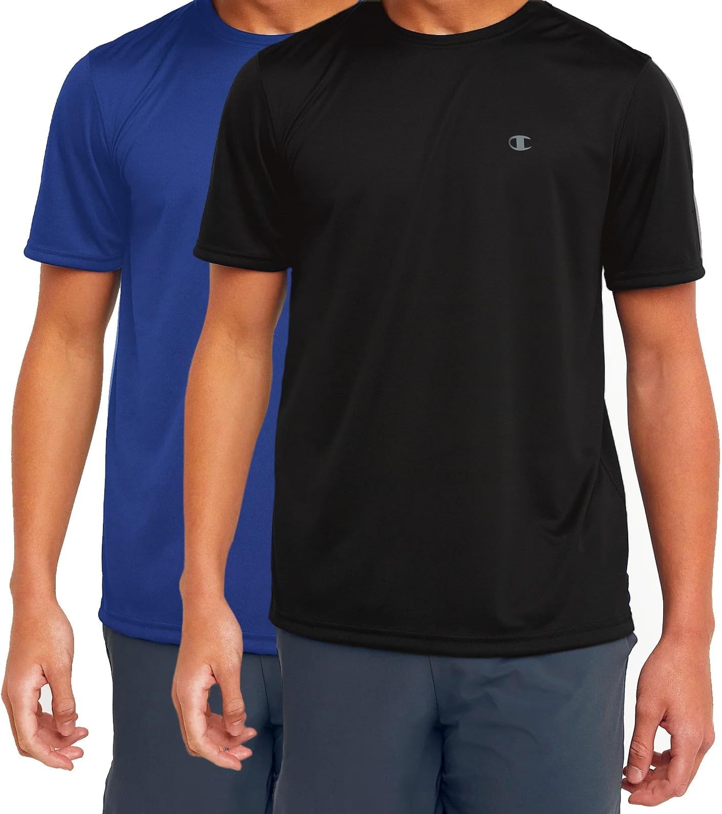 T Shirts for Men Big and Tall - 2 Pack Performance Moisture Wicking Tee