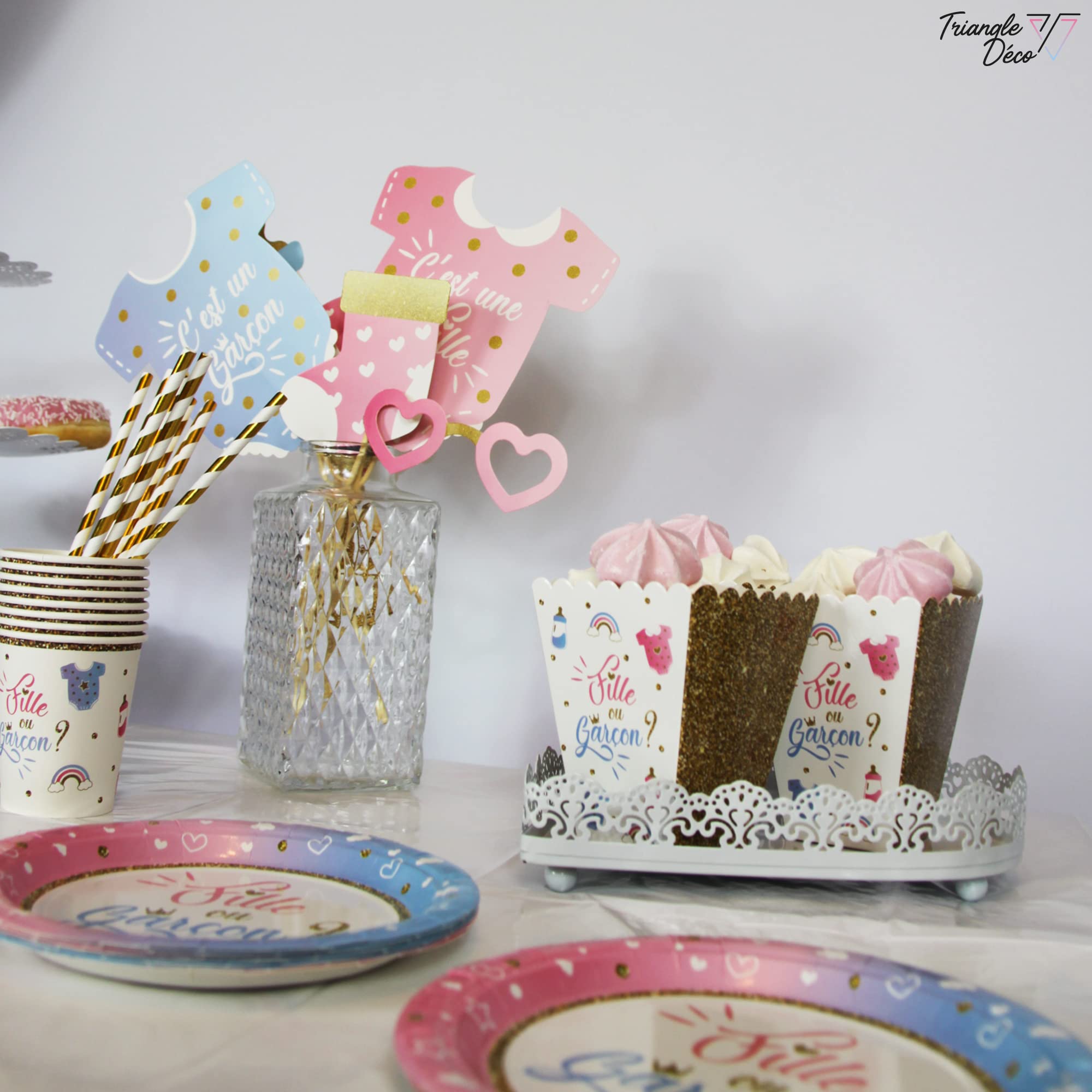 12 pcs genere rivelare scatole di popcorn di carta scatole di caramelle popcorn favor treat ragazzo o ragazza party supplies per babyshower festa di rivelazione di genere