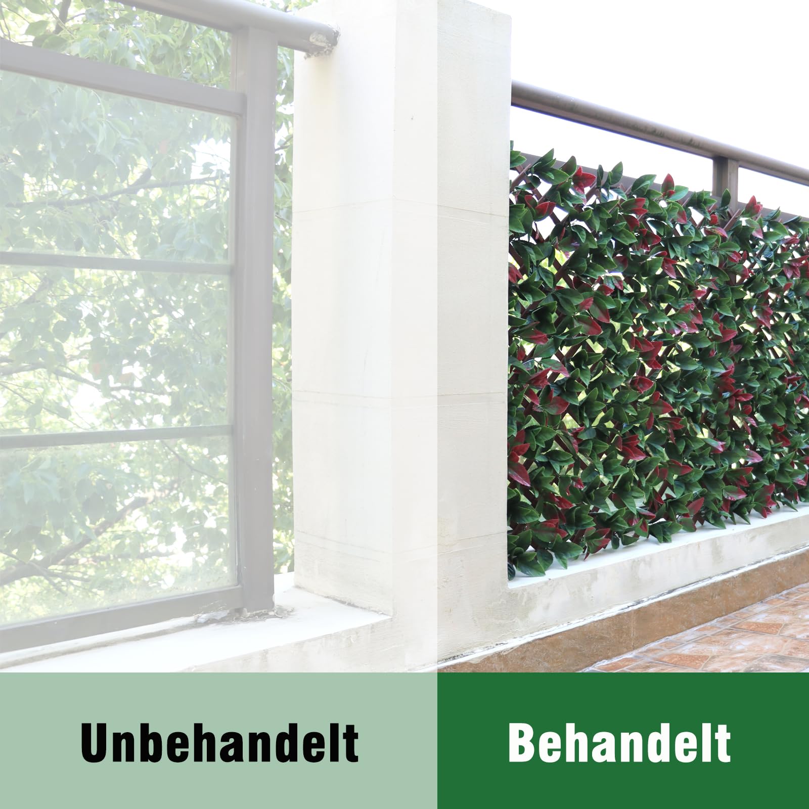 DVAURLIAN Kunstheg 100 x 200 cm. Kunstmatige plantenwand