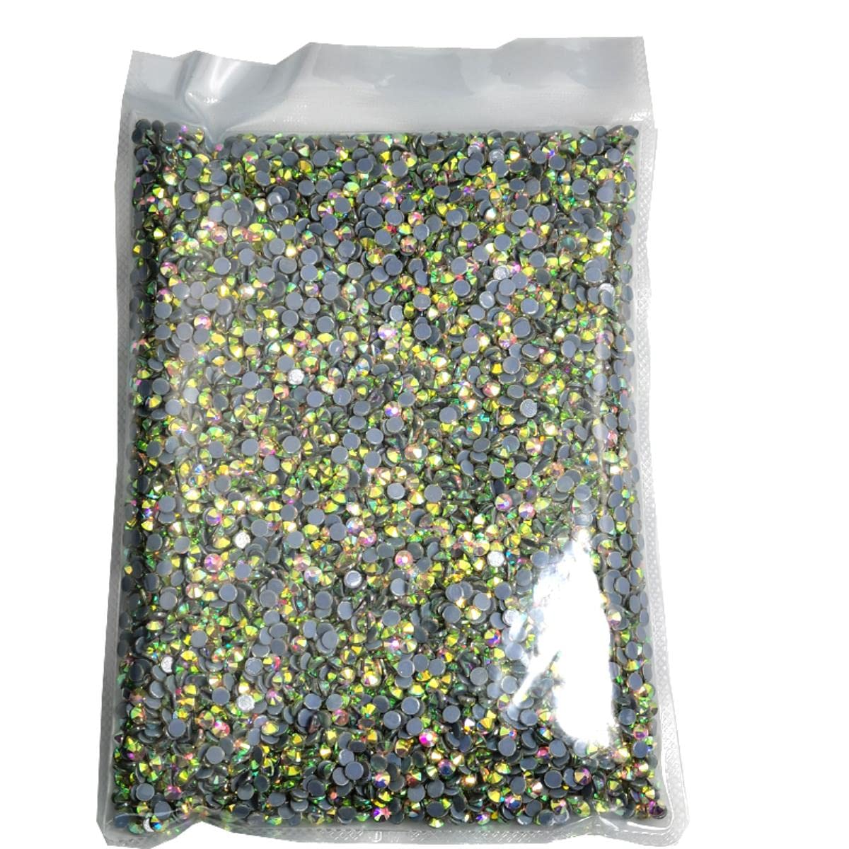 14400 Uds cristales Flatback diamantes de imitación para uñas decoraciones de uñas 3D SS3-SS20 Diy gemas de cristal piedras AB a granel