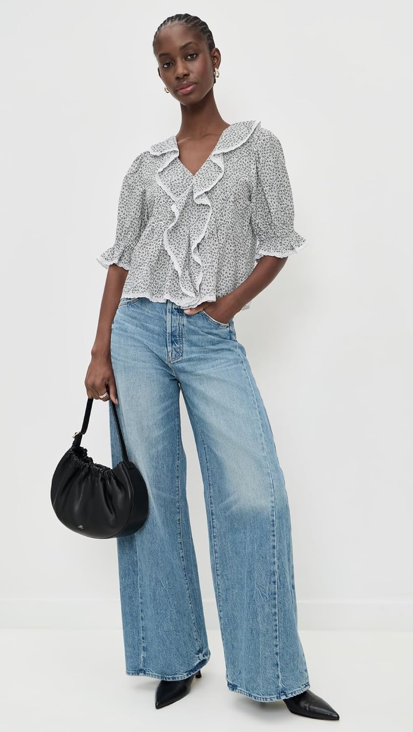 Madewell Women's Ruffled Puff Sleeve Top - Image 5