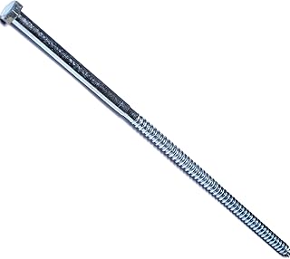 Hard-to-Find Fastener 014973260415 Hex Lag Screws, 3/8 x 12, Piece-50, zinc