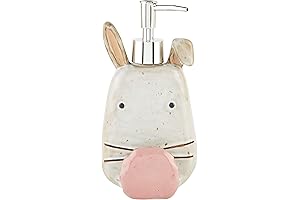 Mud Pie Hoppy Easter Bunny Multicolor Soap Dispenser
