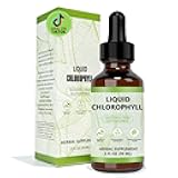Chlorophyll Liquid Drops, Vegan Chlorophyll Liquid Drops, Body Deodorant & Gut Support Healthcare Liver, Digestion & Immune System, Natural Mint Flavor, 2 Fl Oz (59 Ml)