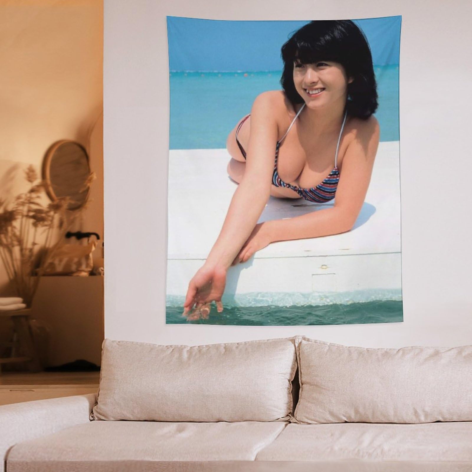 Amazon.co.jp: ポスターアートパネル河合奈保子写真セクシー