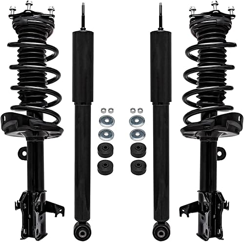 Miniatura 9 de Detroit Axle - Kit de amortiguadores de 4 puntales para Ford Escape 14-19, 2 puntales delanteros con resorte helicoidal 2 amortiguadores traseros