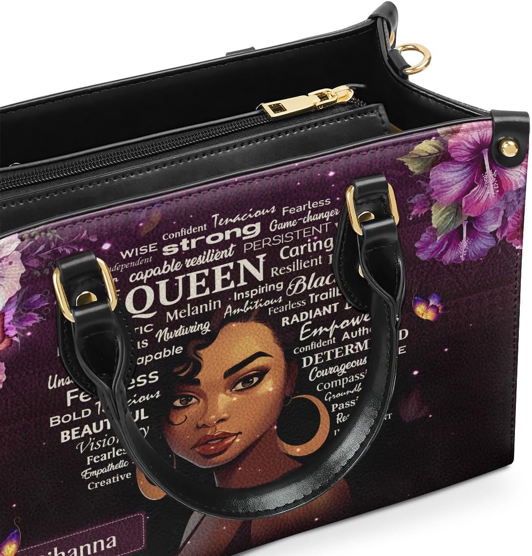 Sistabag Personalized Leather Handbag For African American - Christmas Gifts For Women For Black Women - Image 5