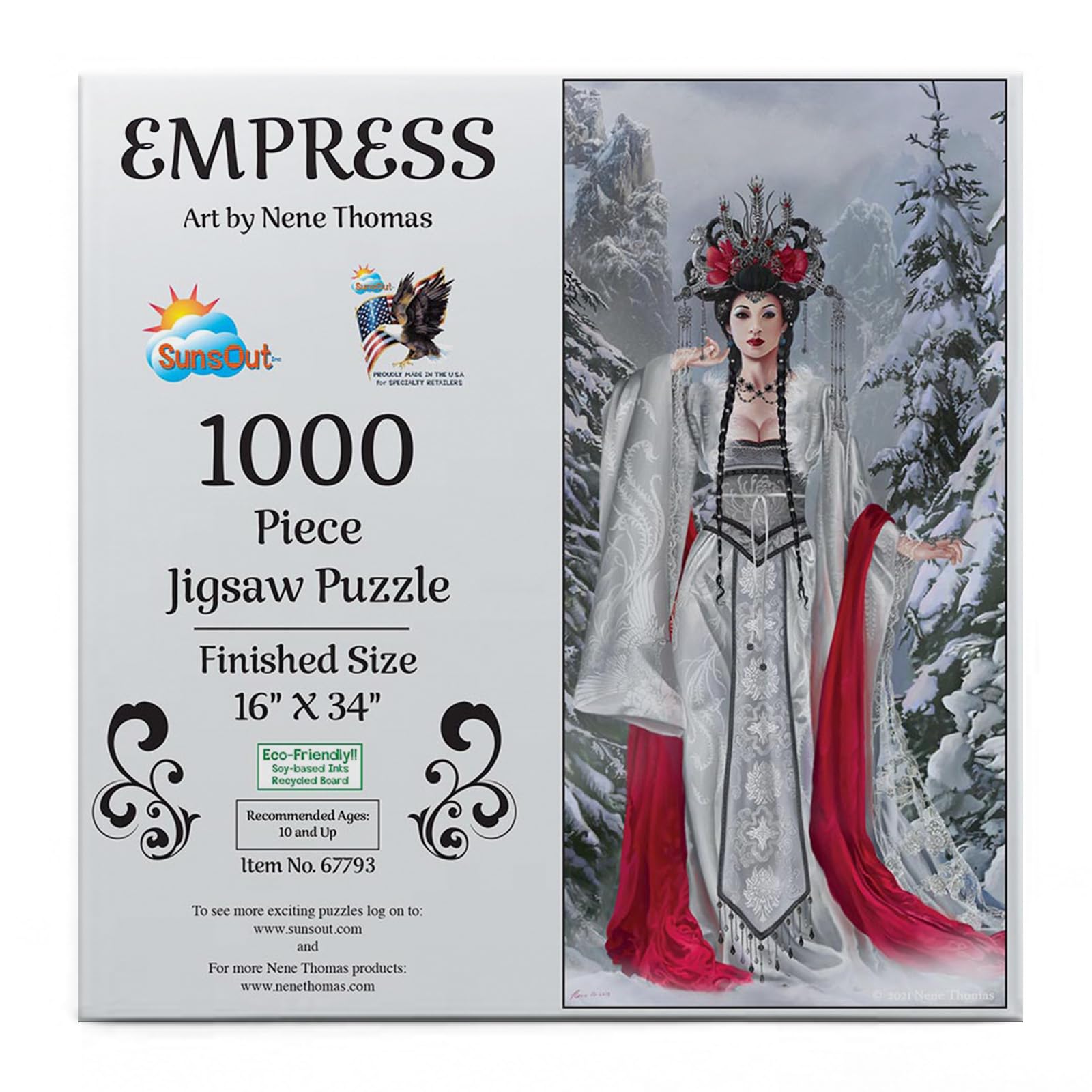 Amazon.com: SUNSOUT INC - Empress - 1000 pc Jigsaw Puzzle by