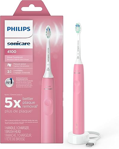 Miniatura 27 de Philips Sonicare 4100 Cepillo de dientes eléctrico recargable, negro, con cabezales de repuesto originales Philips Sonicare Optimal para control