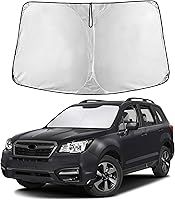 Vista 261 de EcoNour Parasol para Subaru Crosstrek 2013-2015 2016 2017, visera solar para parabrisas delantero y ventana, bloqueador de calor UV y protector