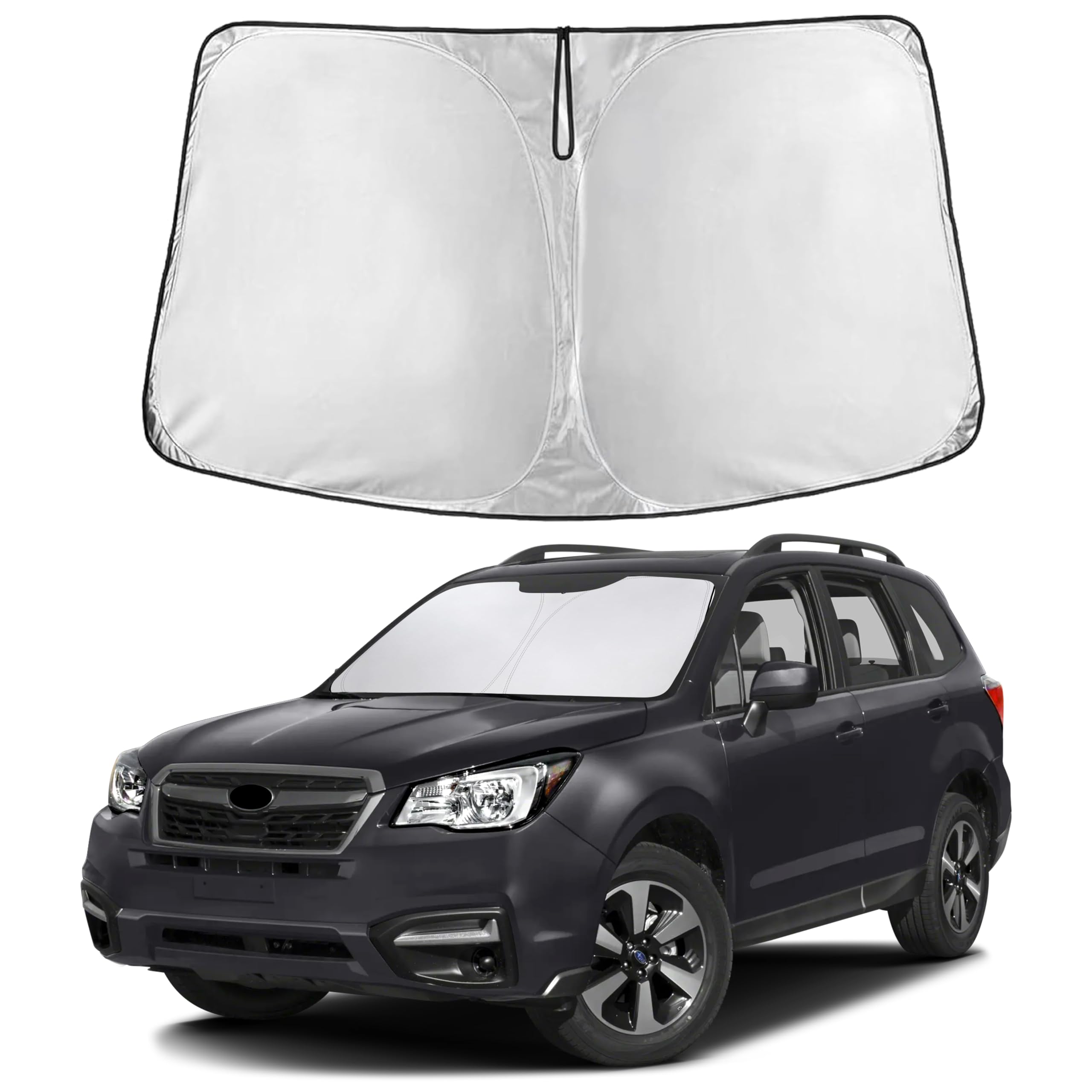 EcoNour Windshield Sunshade Compatible for Subaru Forester 2014-2017 2018