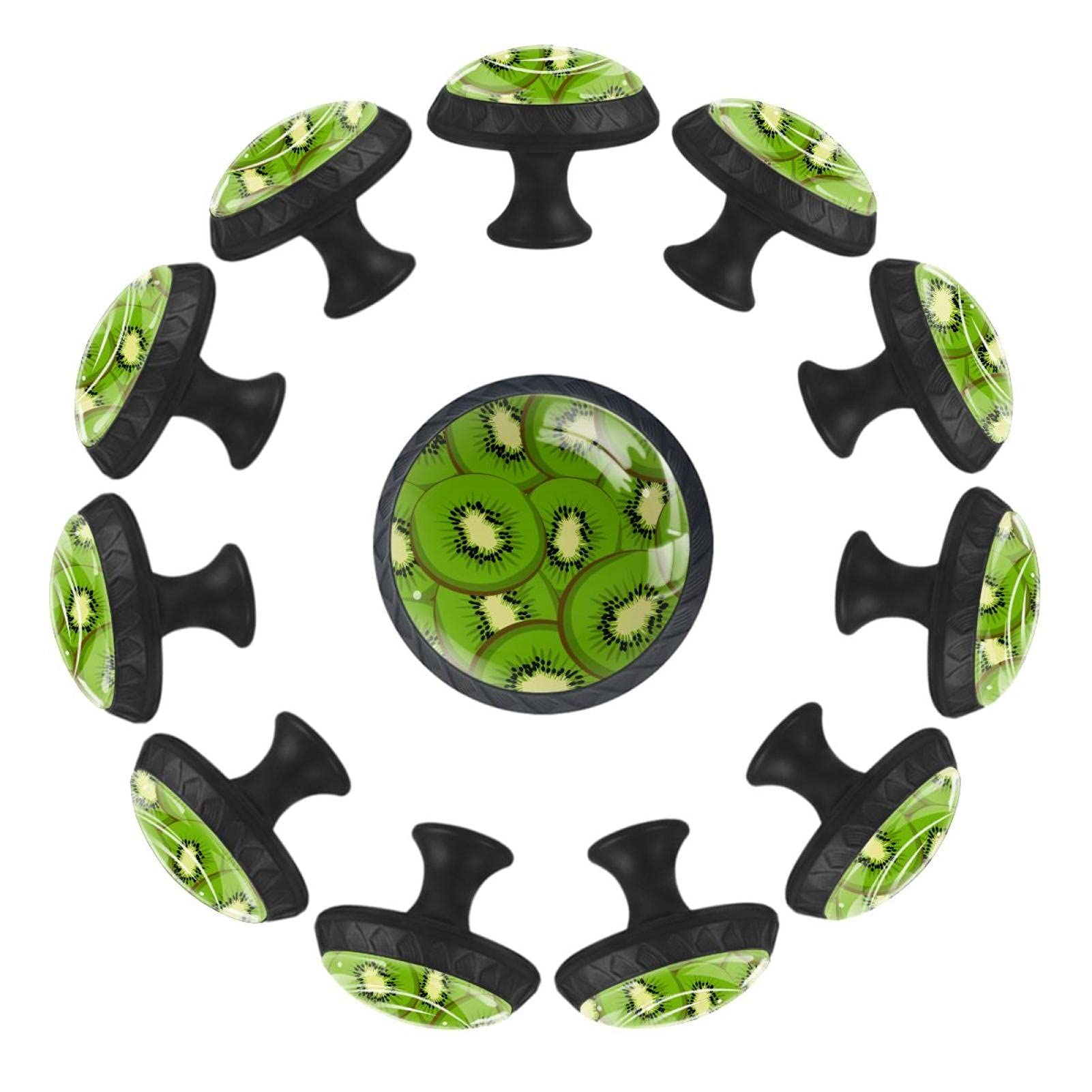 Boutons de tiroir ronds fruits 35 mm poignée meuble commode chambre bébé lot de 12