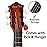 23 Acoustic Guitar, Kids 6 String Toy Guitar - Realistic Steel Strings - Beginner Practice First Musical Instrument for Children, Toddlers (Amber Sunburst)
