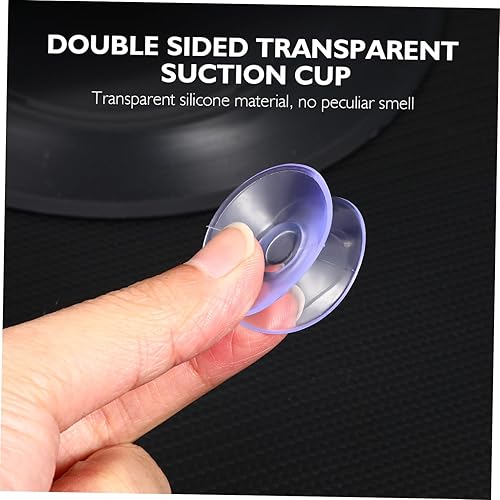 Miniatura 3 de 10 ventosas de doble cara ventosas para perchas de vidrio transparente, almohadillas antideslizantes para ganchos de ventosa de muebles,