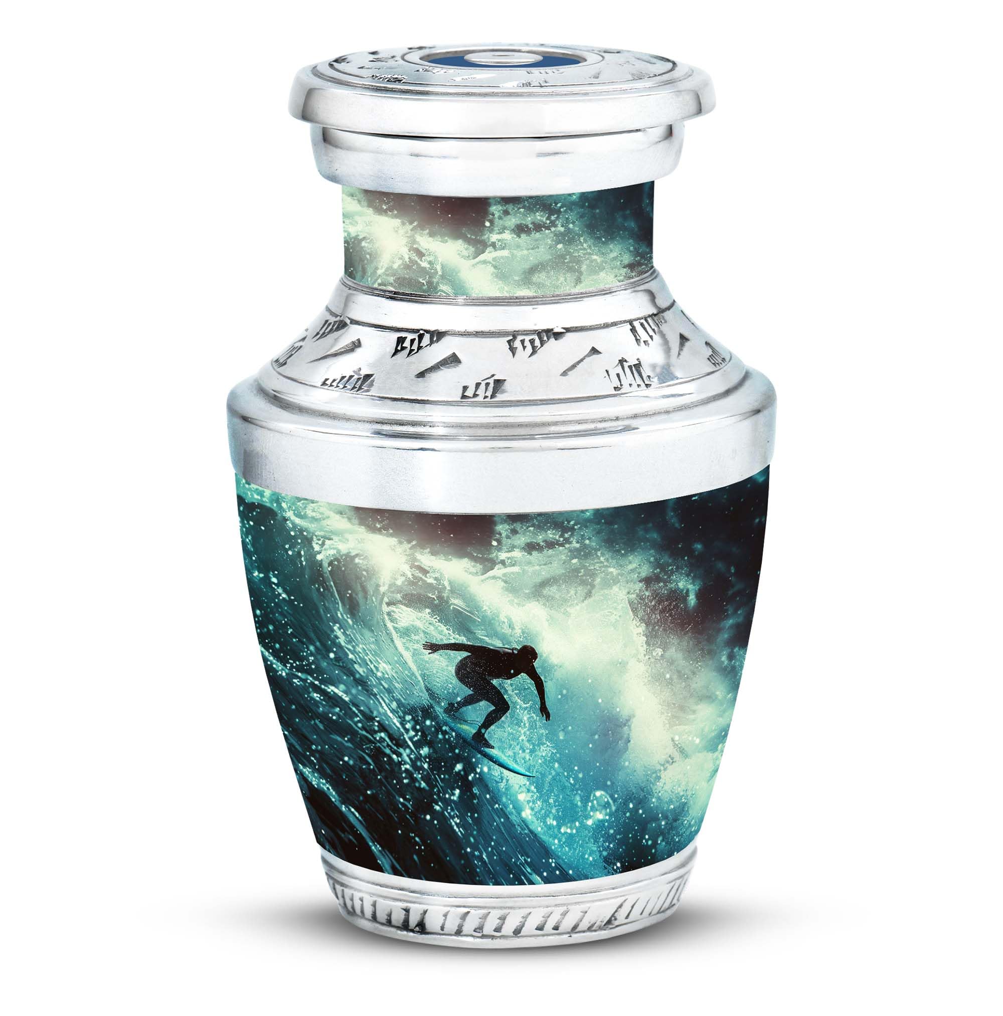 Keepsake Urn, Small Keepsake Urns, Cremation Keepsake Urns, Urns for Human Ashes Adult Mall & Female, Funeral Urns Small 3''_Blue, Pink | Tree of Life Urn | urn for Ashes Adult Male Small