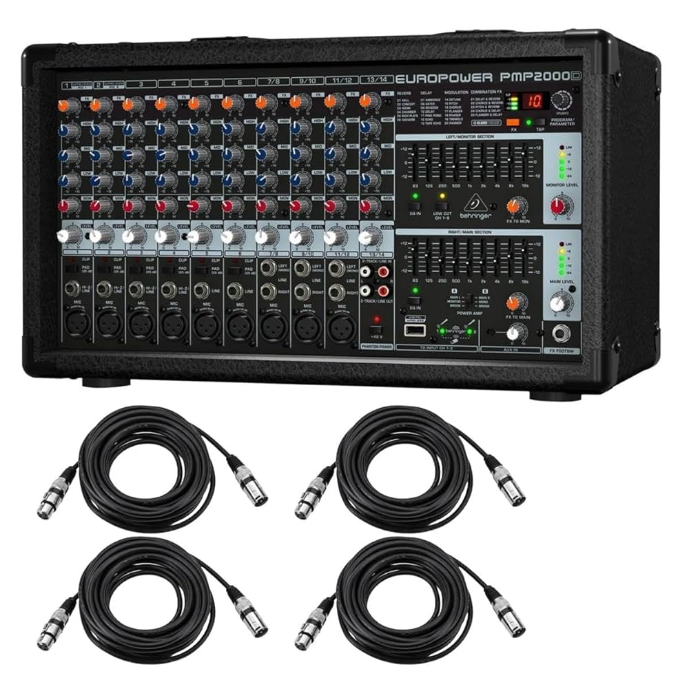 配信機器・PA機器・レコーディング機器 Behringer EUROPOWER PMP2000 Behringer EUROPOWER PMP2000 Powered Mixer | Guitar Center