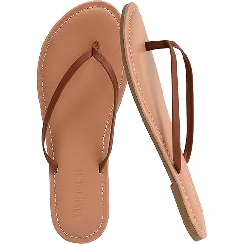 CUSHIONAIRE Cora Flip Flops for Women | Vacation Beach Essentials | Casual Women Footwear Sandals with Wide Widths Available