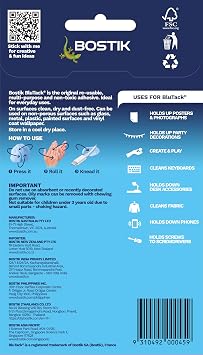 Blu-Tack Reusable Adhesive 75g