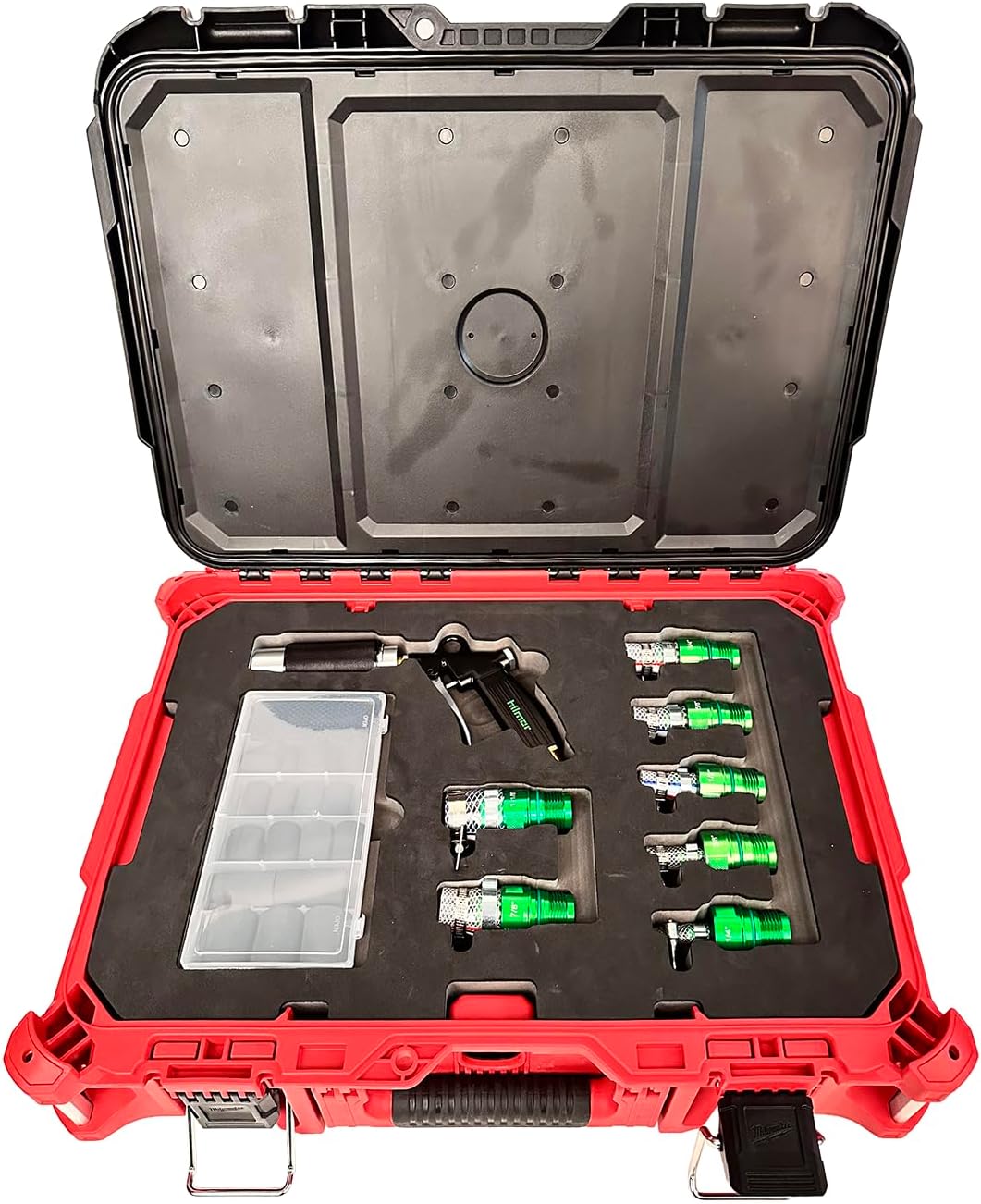 Hilmor CSCBFOAM Foam Storage Tray Precision Machined, Stackable EVA Foam for 1926598 Compact Bender and 1839015 Compact Swage Kits Fits 6.5" Storage Case REACH & PAHS (Lineset Cleaner Packout)