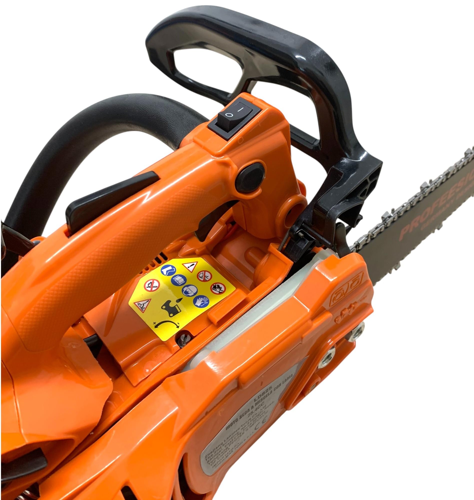 Motosega a Scoppio 25CC 2 Tempi da Potatura con Barra Carving da 30cm Potenza 0.9kW 10000 Giri/min Avviamento Easy-Start Sistema Antivibrazioni Kit Montaggio incluso Super Leggera 2.4Kg