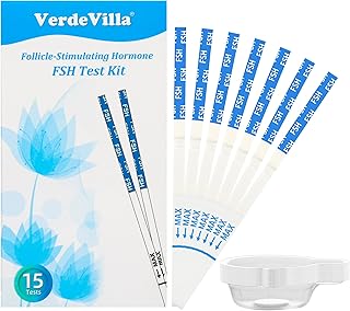 15 Pack Menopause Test Strips at Home, FSH Test Perimenopause Test Hormone Balance for Women Over 30 Hormonal Test