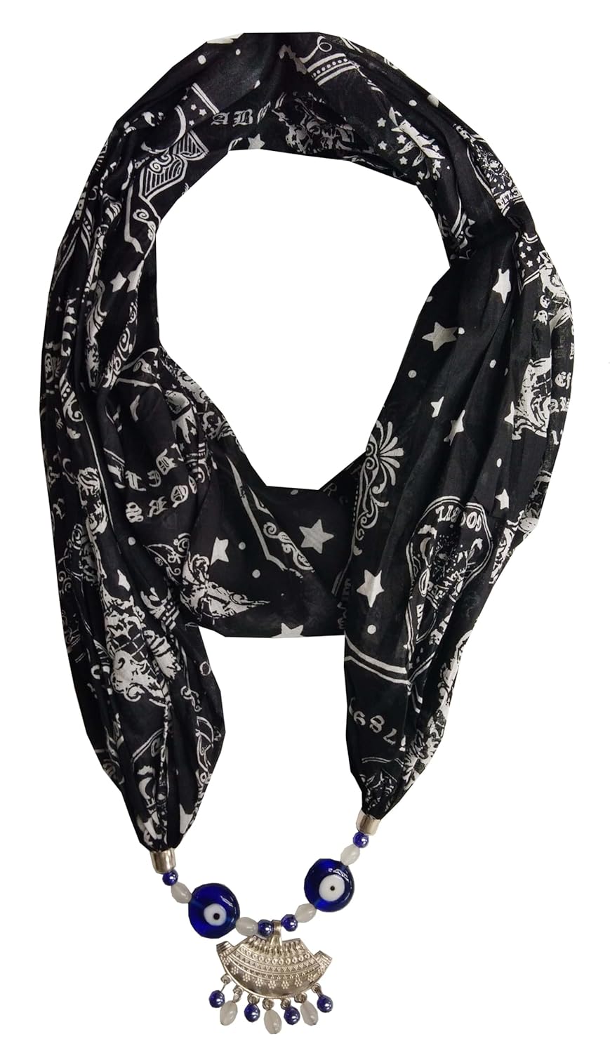 Handmade Cotton Scarf with Stylish...