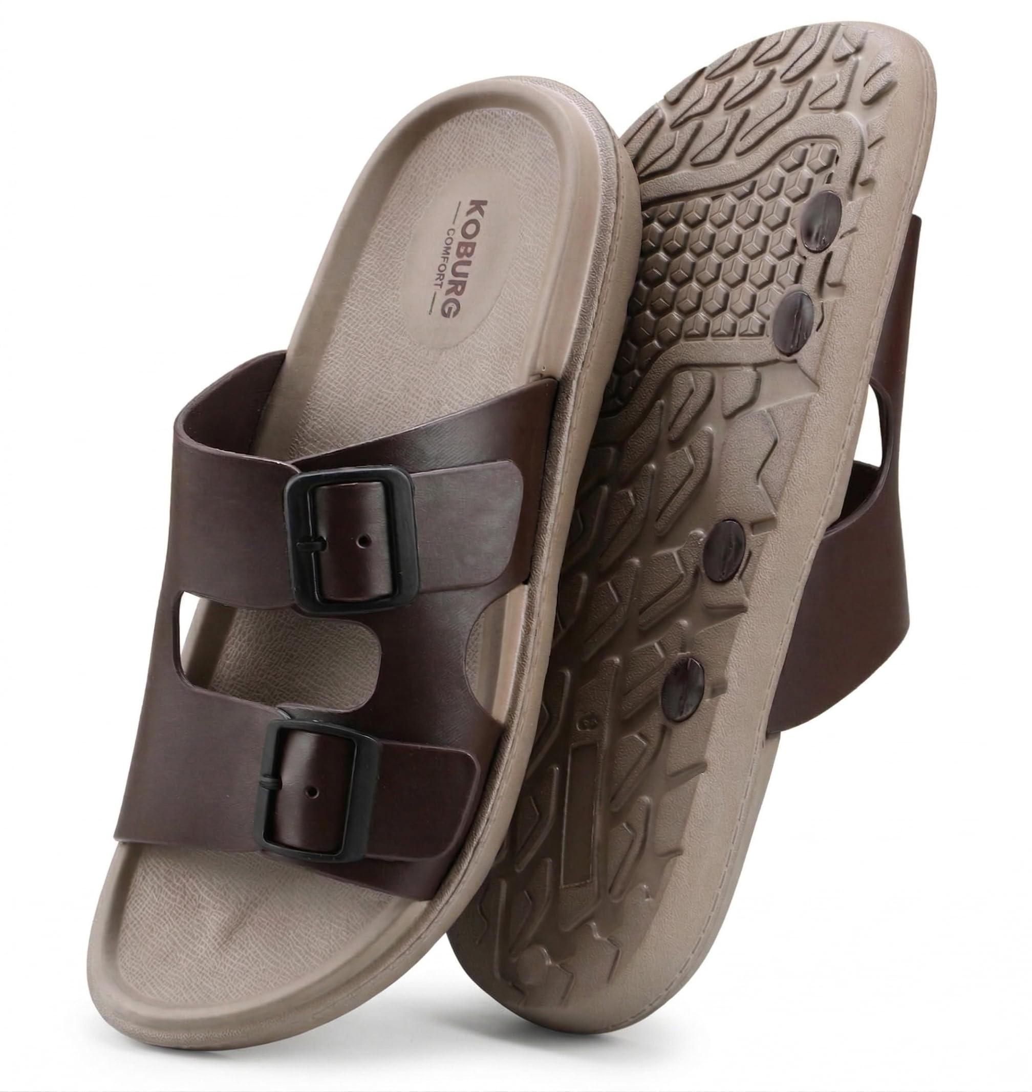 koburg Classic Men's Sandals| Comfortable | Extra Soft Slide| Lightweight |EVA Sole KS-204-picture-21