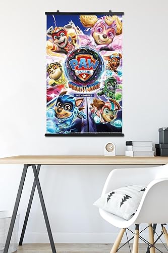 Miniatura 5 de Trends International Nickelodeon Paw Patrol: The Mighty Movie - Póster de pared de una hoja, 34 pulgadas de largo x 22.4 W, paquete de póster y clip
