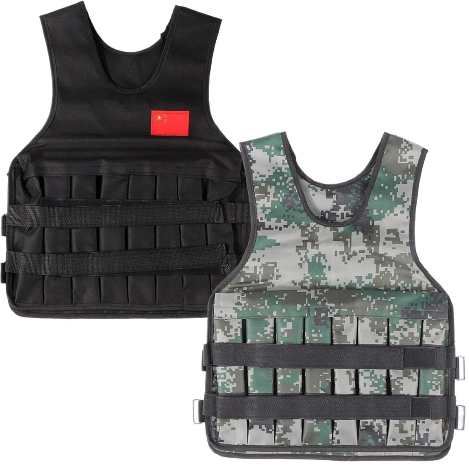Adjustable Weighted Vest Exercise Weighted Vest Sports Exercise Fitness Training Waistcoat 20KG Loading
