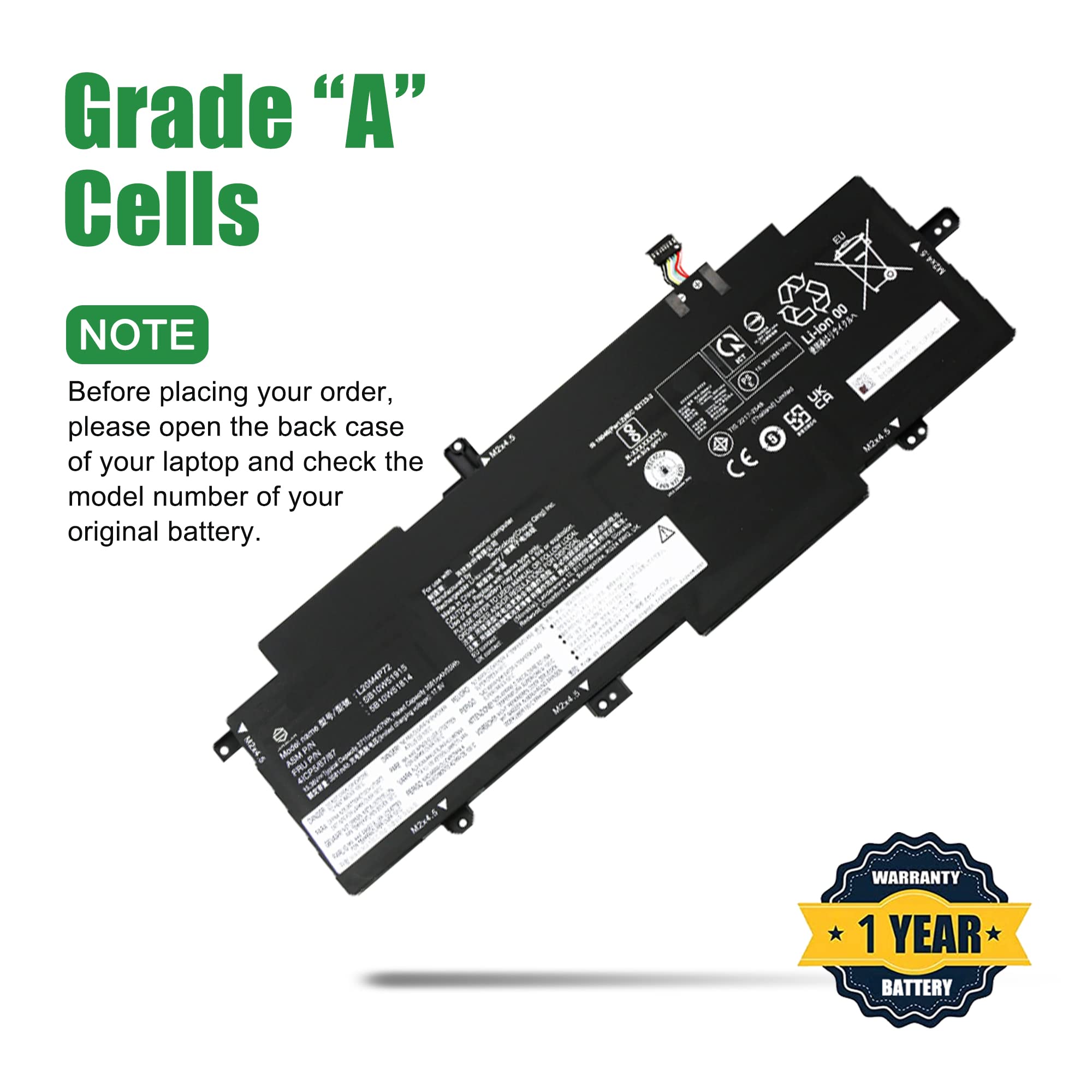 Amazon.com: JIAZIJIA L20M4P72 Laptop Battery Replacement for