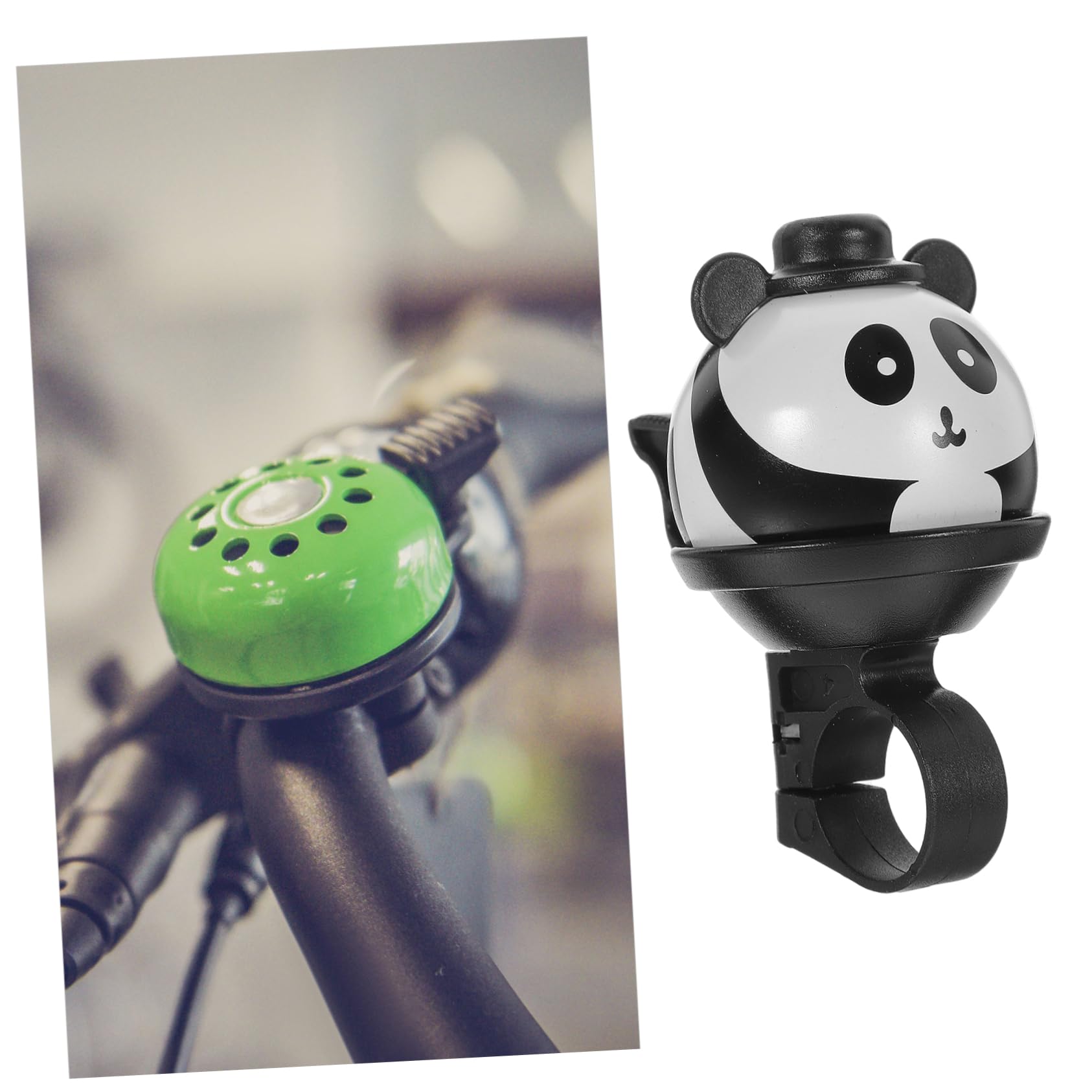 Supvox Fahrradklingel für Roller Glocke Radfahren Korb kinderfahrradklingel -fahrradklingel Glocken läuten für den Standort Anti-Verlust-Fahrradklingel Plastik