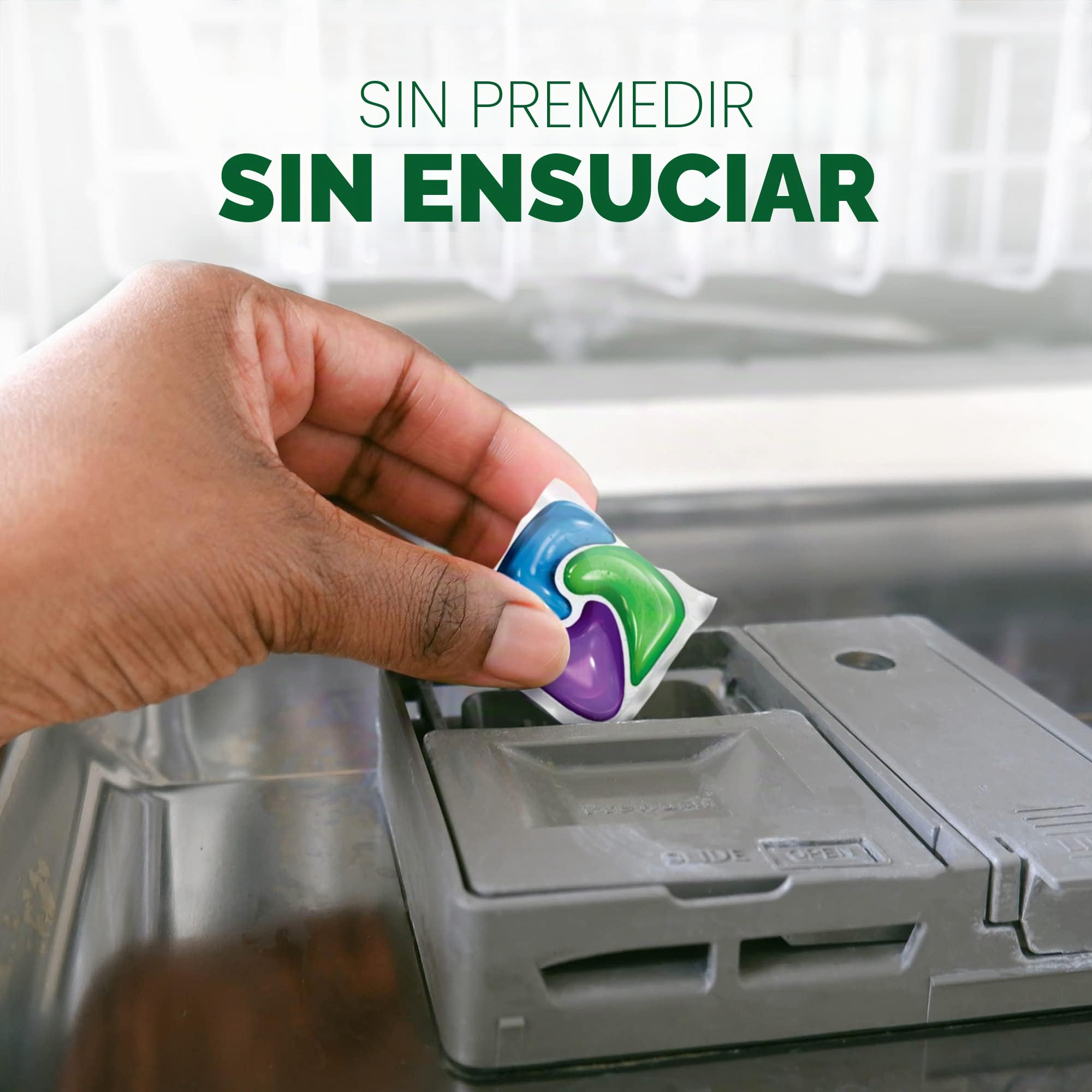 Cascade Platinum - Cápsulas para lavavajillas, detergente para lavavajillas, Actionpacs, frescas, 62 unidades
