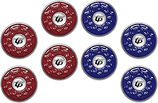 RAYNA GAMES Shuffleboard Pucks,(Dia.53mm 2-1/8'') Mini Shuffleboard Pucks Set, 8Pcs Shuffleboard Pucks Equipment for Family Fun Home Game