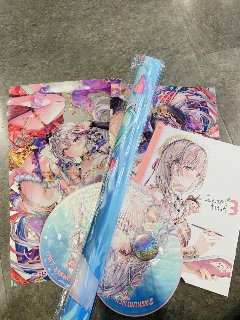 C104 さしみねこ屋 ももこ 新刊セット 博衣こより B2タペストリー