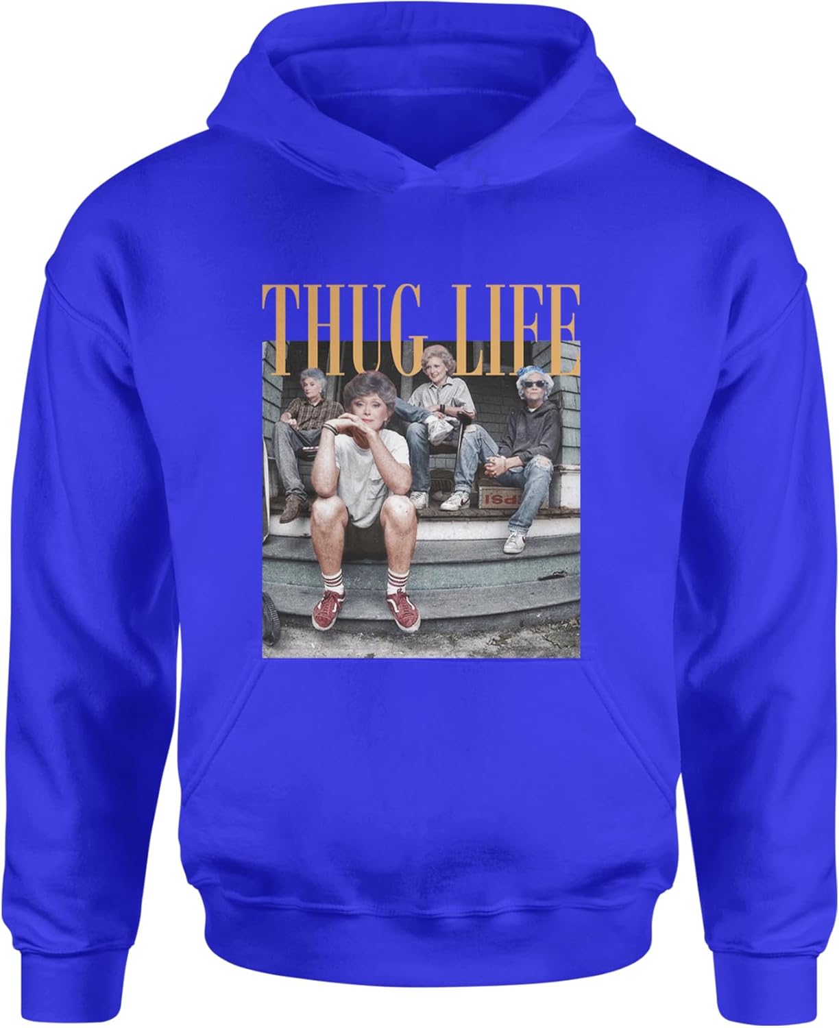 Golden Girls Thug Life Street Youth-Sized Hoodie, Soft Fleece, Graphic Design