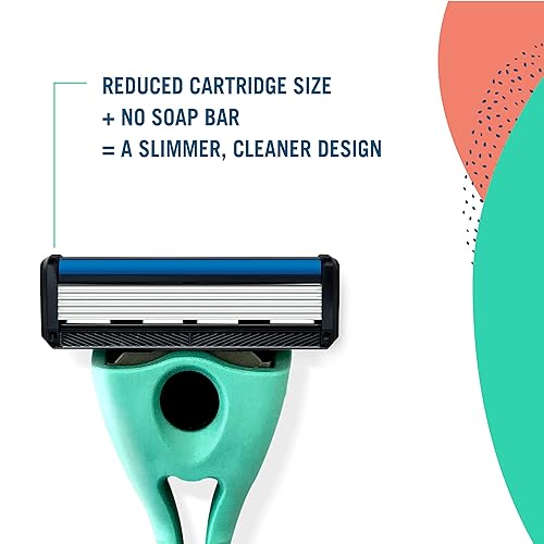 Miniatura 5 de Preserve Shave 5 Maquinilla de afeitar recargable de cinco hojas, hecha de materiales reciclados, amarillo sol