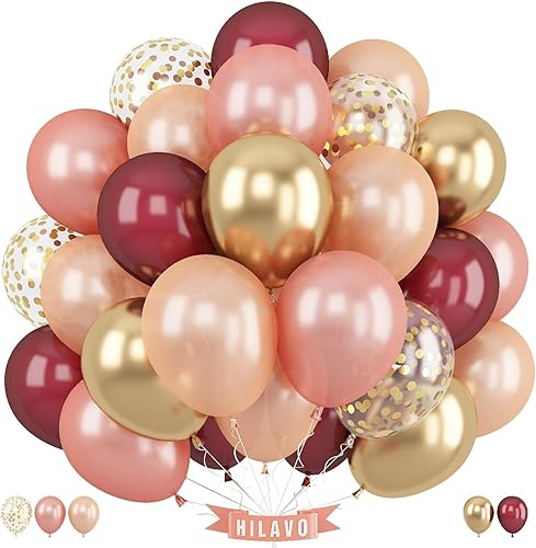 Miniatura 28 de Globos pastel de 12 pulgadas, 35 globos de arcoíris pastel multicolor, juego de globos de confeti de color macarrón y dorado para niñas, Pascua, Oro